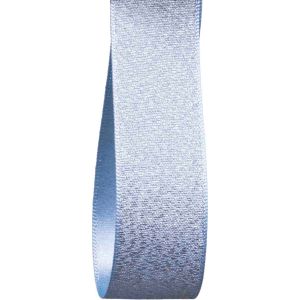 Blue and Silver Reversible Ribbon