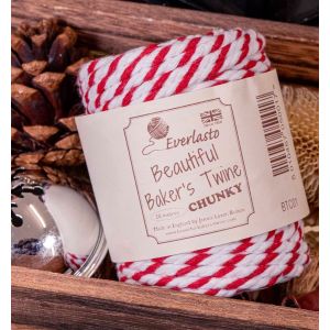 Red & White Chunky Bakers Twine