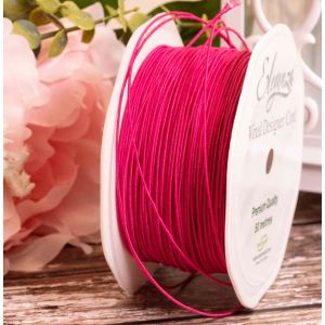 Cerise Pink Cord Covered Craft Wire