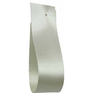 Shindo Double Satin Ribbon ideal For Wedding Car Decoration - Ivory (Col: 106) - 3mm - 50mm widths