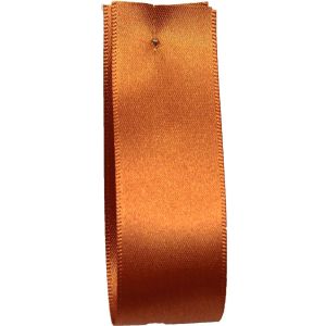 Shindo Double Satin Ribbon Copper (Col:161) - 3mm - 38mm widths