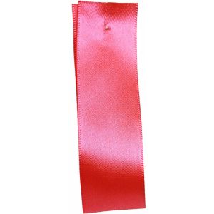 Shindo Double Satin Ribbon Flo Pink  (Col:187) - 3mm - 38mm widths