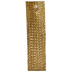 Dark Gold Textured Metallic Ribbon 3mm x 50m