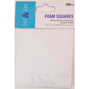 400 5mm x 5mm double sided adhesive squares