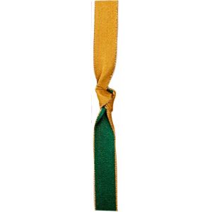 Green and Gold Dual Coloured Satin Ribbon