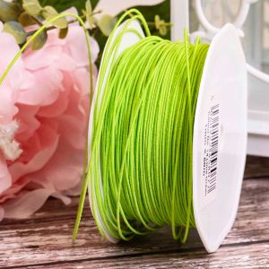 Green Cord Covered Craft Wire