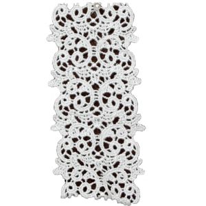 54mm Guipure Lace Ribbon in White 