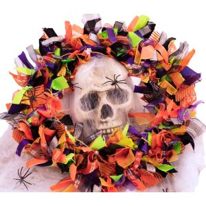 Halloween ribbon wreath kit