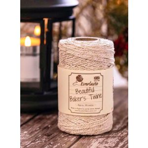 Ivory and gold bakers twine