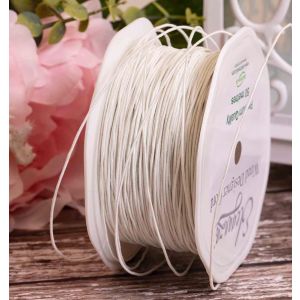 Ivory wired craft cord