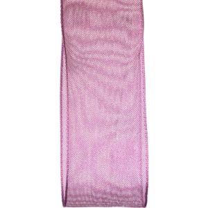 Wired Edged Sheer Ribbon - Lilac 25mm, 40mm & 60mm Widths