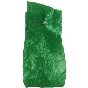 Crushed Silk Style  Ribbon 38mm x 20m Col: Emerald