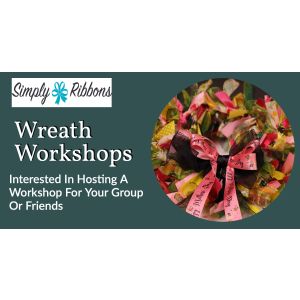 Ribbon Wreath making courses and ribbon garland making courses