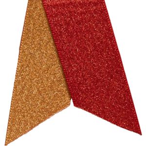 Red and Gold Christmas Ribbon By Berisfords Jewel