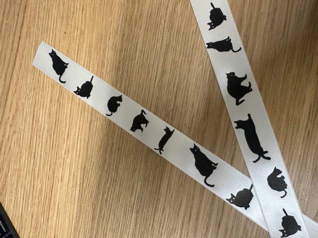 Message about new printed ribbon designs
