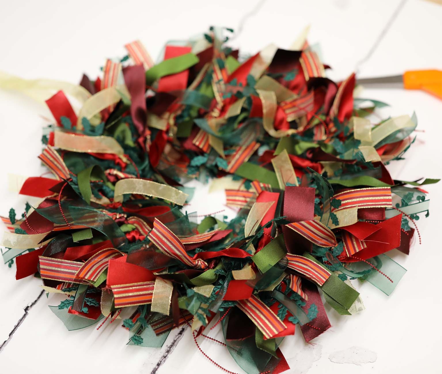 How Easy Are The Ribbon Wreaths To Make ?